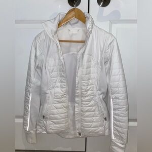 Lululemon, White Medium Weight Jacket, Size S